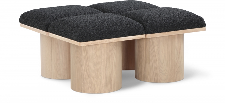 Pavilion Boucle Fabric Upholstered 4pc. Modular Bench