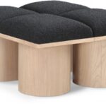 Pavilion Boucle Fabric Upholstered 4pc. Modular Bench