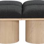 Pavilion Boucle Fabric Upholstered 4pc. Modular Bench