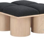 Pavilion Boucle Fabric Upholstered 4pc. Modular Bench