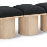 Pavilion Boucle Fabric Upholstered 5pc. Modular Bench