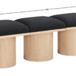 Pavilion Boucle Fabric Upholstered 6pc. Modular Bench