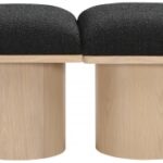 Pavilion Boucle Fabric Upholstered 6pc. Modular Bench