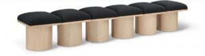 Pavilion Boucle Fabric Upholstered 6pc. Modular Bench