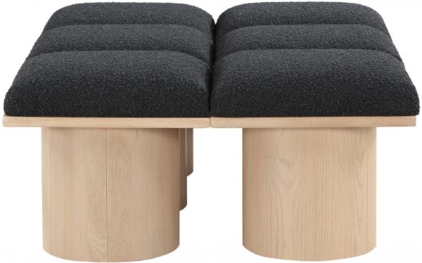 Pavilion Boucle Fabric Upholstered 6pc. Modular Bench