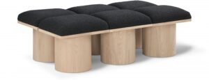 Pavilion Boucle Fabric Upholstered 6pc. Modular Bench