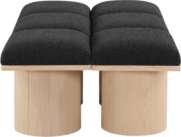 Pavilion Boucle Fabric Upholstered 6pc. Modular Bench