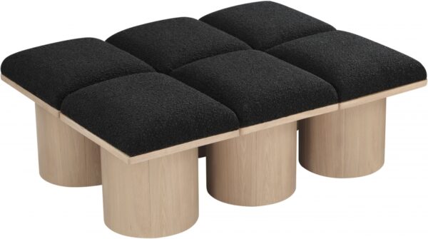 Pavilion Boucle Fabric Upholstered 6pc. Modular Bench