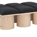 Pavilion Boucle Fabric Upholstered 6pc. Modular Bench