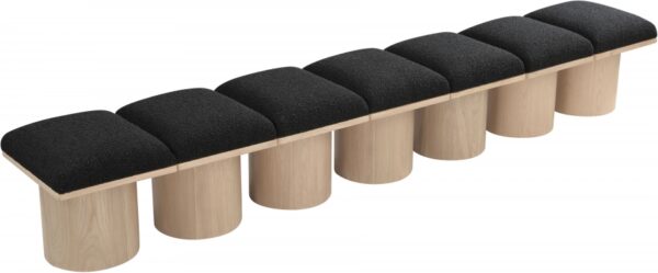 Pavilion Boucle Fabric Upholstered 7pc. Modular Bench
