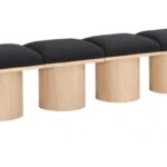 Pavilion Boucle Fabric Upholstered 7pc. Modular Bench