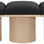 Pavilion Boucle Fabric Upholstered 7pc. Modular Bench