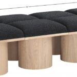 Pavilion Boucle Fabric Upholstered 8pc. Modular Bench