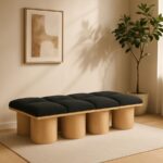 Pavilion Boucle Fabric Upholstered 8pc. Modular Bench