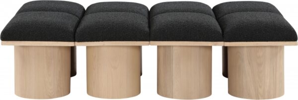 Pavilion Boucle Fabric Upholstered 8pc. Modular Bench