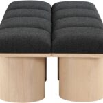 Pavilion Boucle Fabric Upholstered 8pc. Modular Bench