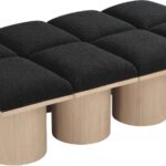 Pavilion Boucle Fabric Upholstered 8pc. Modular Bench