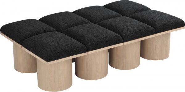 Pavilion Boucle Fabric Upholstered 8pc. Modular Bench