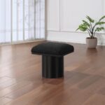 Pavilion Boucle Fabric Upholstered Stool