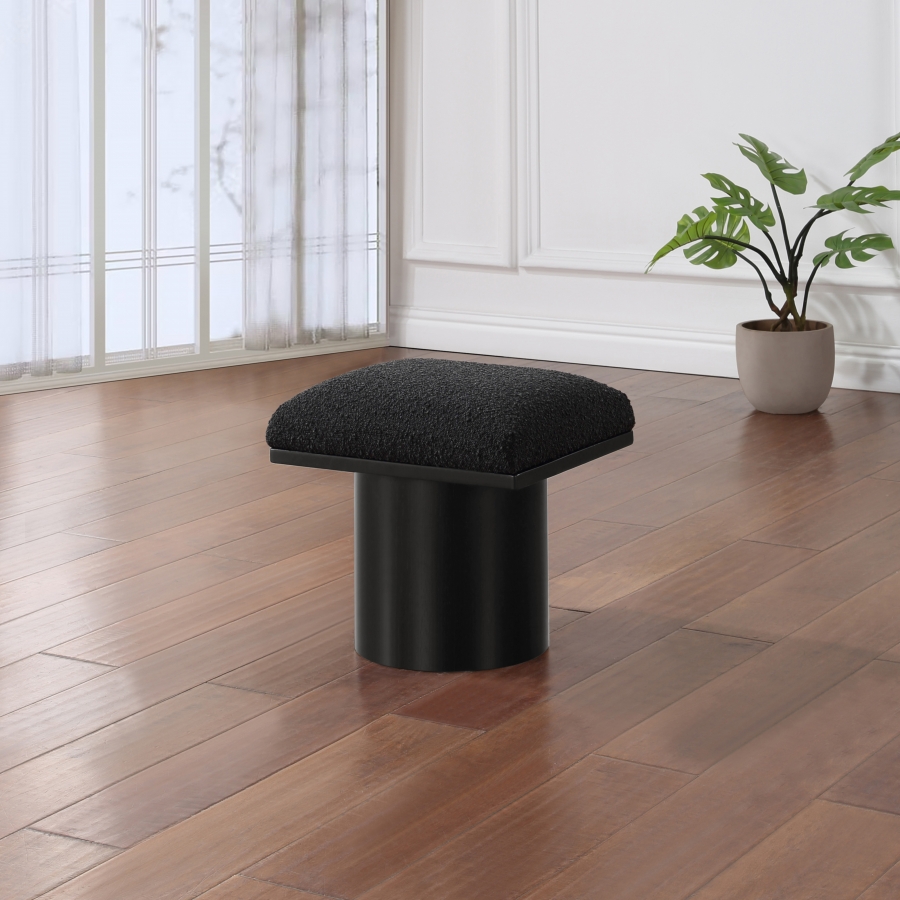 Pavilion Boucle Fabric Upholstered Stool