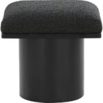 Pavilion Boucle Fabric Upholstered Stool