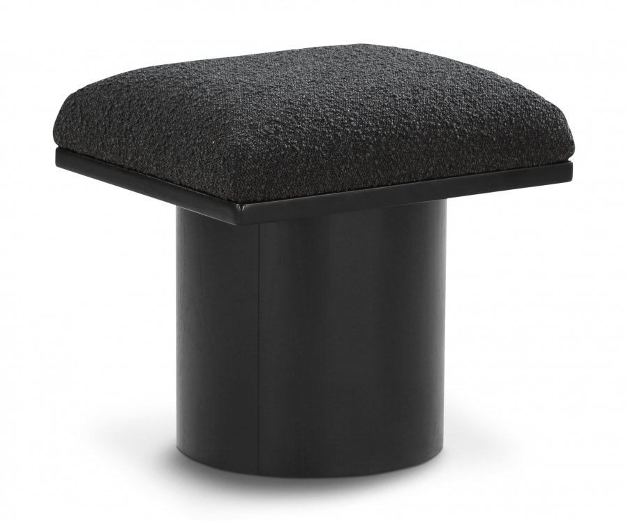 Pavilion Boucle Fabric Upholstered Stool