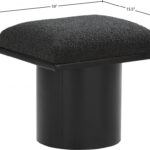 Pavilion Boucle Fabric Upholstered Stool