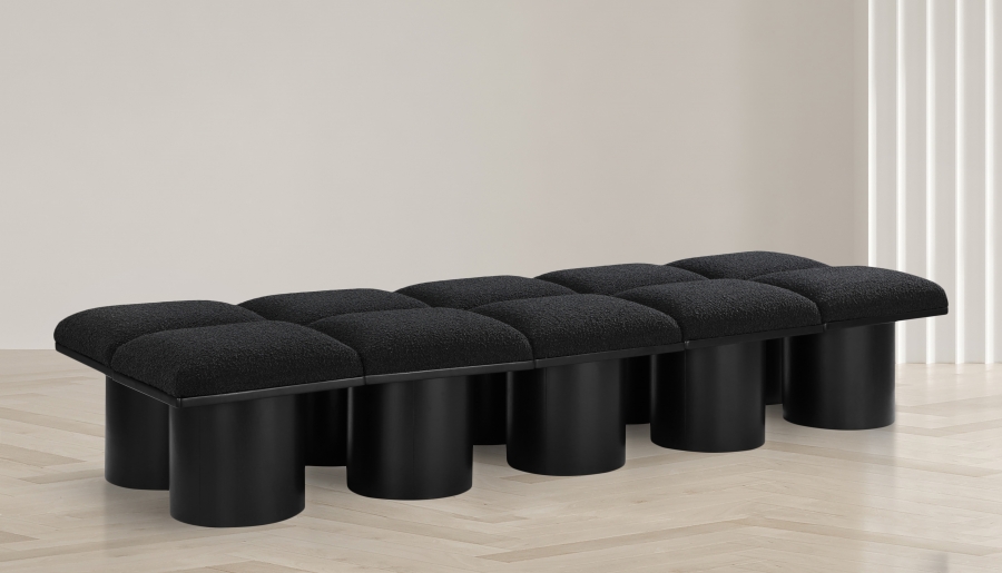 Pavilion Boucle Fabric Upholstered 10pc. Modular Bench