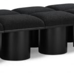 Pavilion Boucle Fabric Upholstered 10pc. Modular Bench