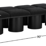 Pavilion Boucle Fabric Upholstered 10pc. Modular Bench