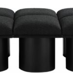 Pavilion Boucle Fabric Upholstered 10pc. Modular Bench
