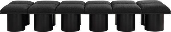 Pavilion Boucle Fabric Upholstered 12pc. Modular Bench