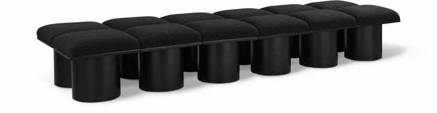 Pavilion Boucle Fabric Upholstered 12pc. Modular Bench
