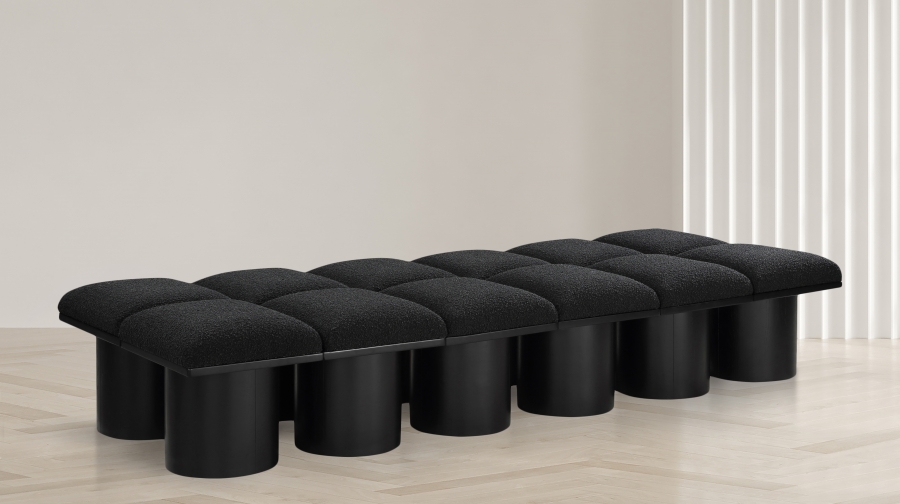 Pavilion Boucle Fabric Upholstered 12pc. Modular Bench