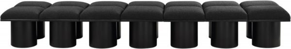 Pavilion Boucle Fabric Upholstered 14pc. Modular Bench