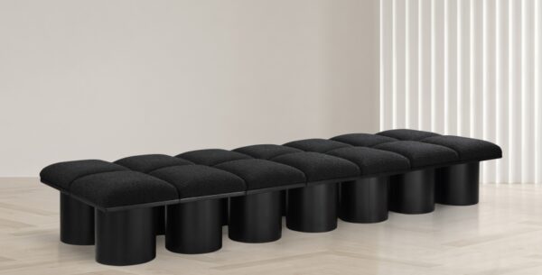 Pavilion Boucle Fabric Upholstered 14pc. Modular Bench