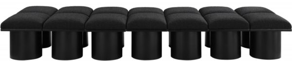 Pavilion Boucle Fabric Upholstered 14pc. Modular Bench