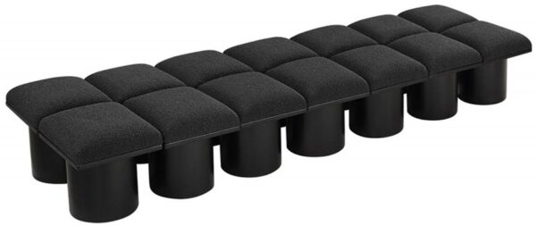 Pavilion Boucle Fabric Upholstered 14pc. Modular Bench