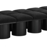 Pavilion Boucle Fabric Upholstered 14pc. Modular Bench