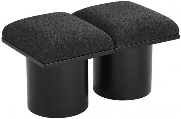 Pavilion Boucle Fabric Upholstered 2pc. Modular Bench