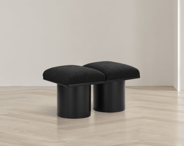 Pavilion Boucle Fabric Upholstered 2pc. Modular Bench