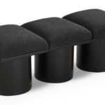 Pavilion Boucle Fabric Upholstered 3pc. Modular Bench