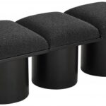 Pavilion Boucle Fabric Upholstered 3pc. Modular Bench
