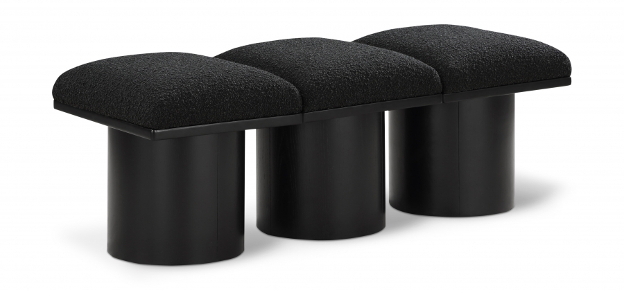Pavilion Boucle Fabric Upholstered 3pc. Modular Bench