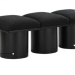 Pavilion Boucle Fabric Upholstered 3pc. Modular Bench