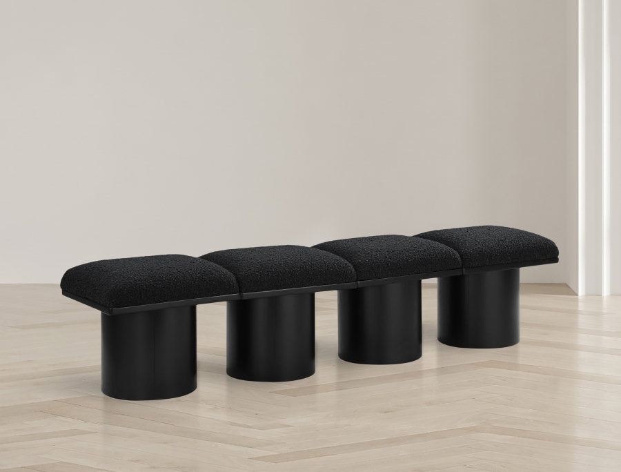 Pavilion Boucle Fabric Upholstered 4pc. Modular Bench