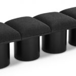 Pavilion Boucle Fabric Upholstered 4pc. Modular Bench