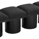 Pavilion Boucle Fabric Upholstered 4pc. Modular Bench