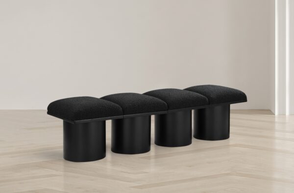 Pavilion Boucle Fabric Upholstered 4pc. Modular Bench