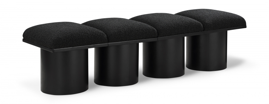 Pavilion Boucle Fabric Upholstered 4pc. Modular Bench